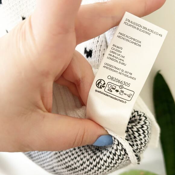 NWT Free People Easy Street Sweater Vest Ivory Knit Sleeveless Cropped Size XS - Picture 7 of 8